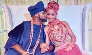 Banky W Praises His wife, Adesua, As They Celebrate One Year Anniversary