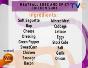 Meatball Subz And Spicy Chicken Subz (Recipe)