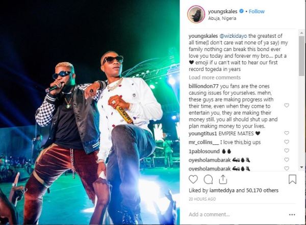 Wizkid is the greatest of all time - skales