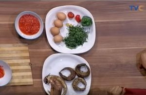 Yam, Fish Sauce and Egg Veggy Sauce Ingredients