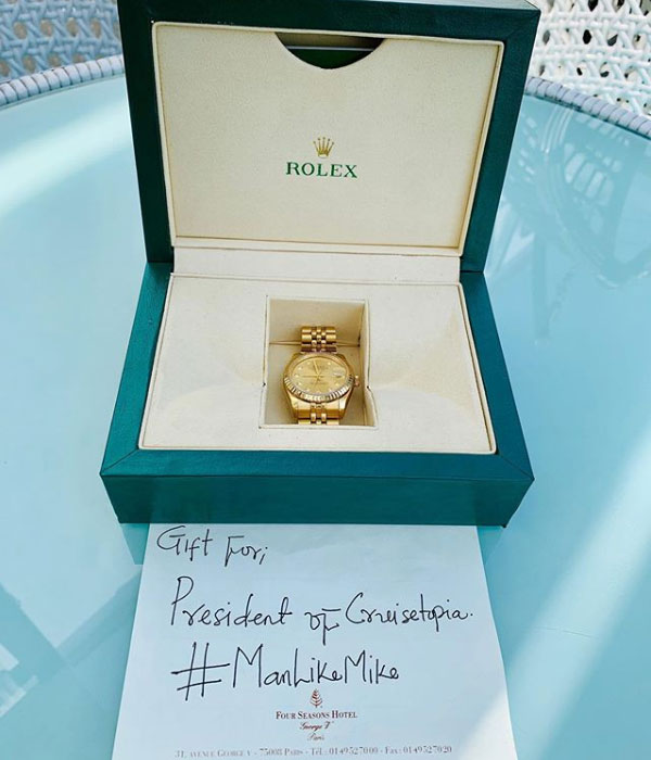 BBNaija-Mike Gets a gift of a Rolex wristwatch - ManLikeMike