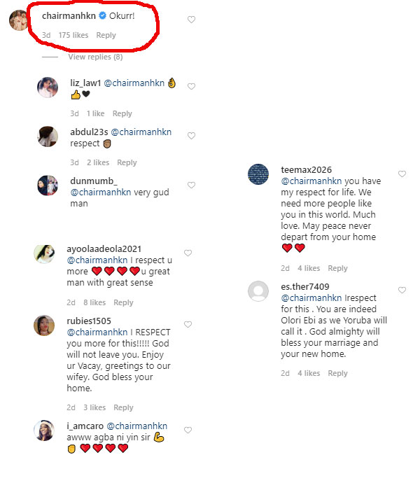 Adewale aka chairmanHKN gets applauded by fans for complimenting Davido's babymama, Sophia Momodu on InstagramAdewale aka chairmanHKN gets applauded by fans for complimenting Davido's babymama, Sophia Momodu on Instagram
